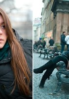 Как милая леди стала моделью 2 фото